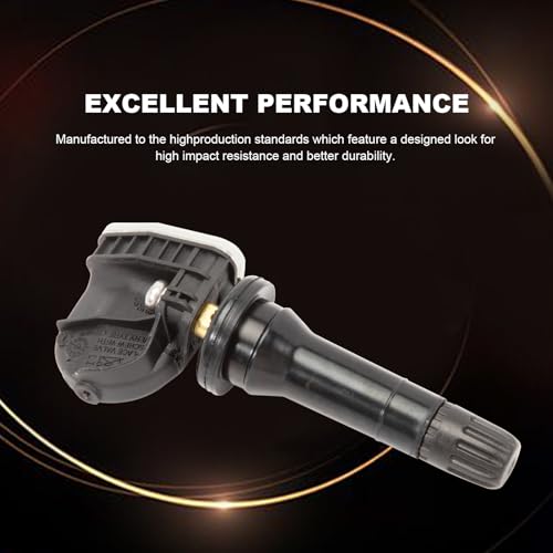 4 Stück 2036804 Reifendrucksensor Passend für Galaxy S-Max Edge Fiesta Mondeo Mustang TPMS mit 433 MHz Reifendrucküberwachungssystem RDKS-Sensoren 2318453 5291383