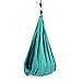 Bluelliant Hamaca Oscilación Columpio De Terapia Tela Colgante Infantil De Jardin Exterior Interior para Niños con Necesidades Especiales con Autismo Capacidad De Carga 80 Kg (Turquesa)