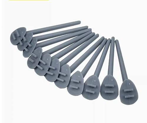 Estante de secado de laboratorio con clavijas desmontables y soporte de soporte, ideal para secar cristalería y botellas en laboratorios escolares
