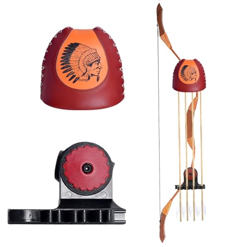 Patravious 4 Arrow Quiver Archery Quiver Recurve Bow Quiver Recurve Bow Accessories Suitable for Hunting Practice Training and Shooting
