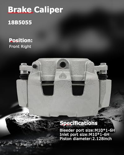 Image of cciyu 18B5055 Front Brake Caliper w /Bracket For Dodge For Dakota /For Ram 1500,For Ram For 1500 /For 1500 Classic(Only Fit Front Left); For Chrysler For Aspen,For Dodge For Durango(Only Fit Front Right)