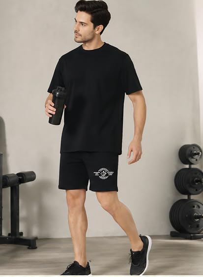 Image of London Hills Shorts Pant for Men Cotton Blend with Side Pockets | Shorts for Men | Half Pant for Man | Shorts' for Mens Stylish | Gym Short's for Man Workout | Boxer Shor'ts for Man's | Green, Navy