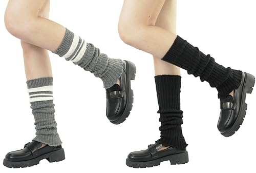 Image of BomKinta Leg Warmers for Women Gift 80s Ruffle Leg Sleeves for Party Yoga