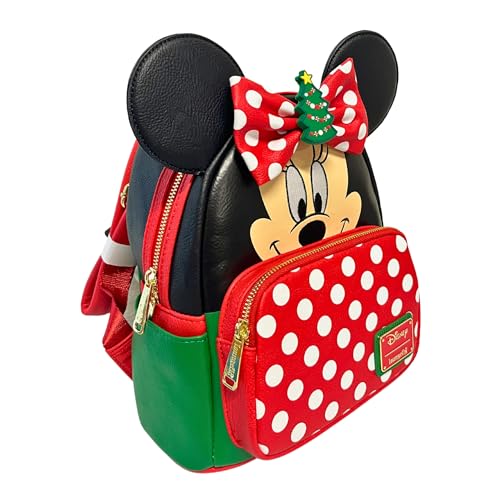 Loungefly Exclusive Disney Minnie Double Strap Shoulder Bag With Three Interchangeable Scented Bows4