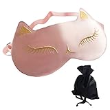 dressfan Antifaz para Dormir Seda Máscara para...