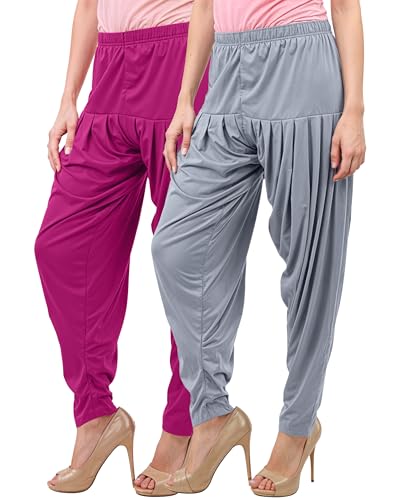Image of Buy That Trendz Patiala Salwar for Women Relaxed Fit Viscose Patiyala Salwar Harem Bottom Pants