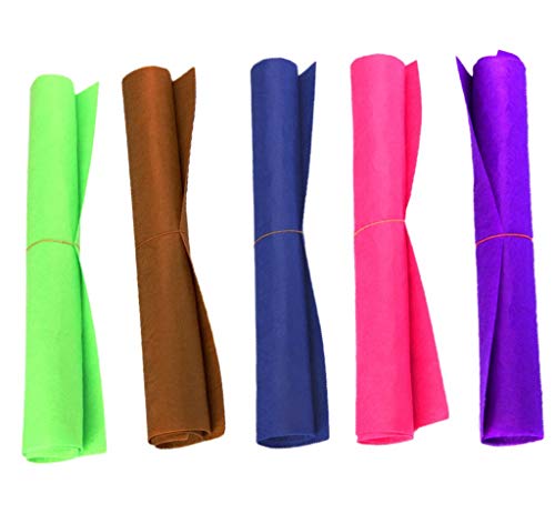 Paños de fieltro de tamaño grande de Cosoro, 50 x 40u00a0cm, textil no tejido, para bricolaje, colcha de retazos, costura, de varios tipos