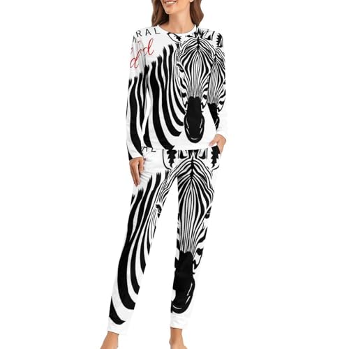 Pyjama femme ensemble cartoon horse idéal pour vos soirées cocooning