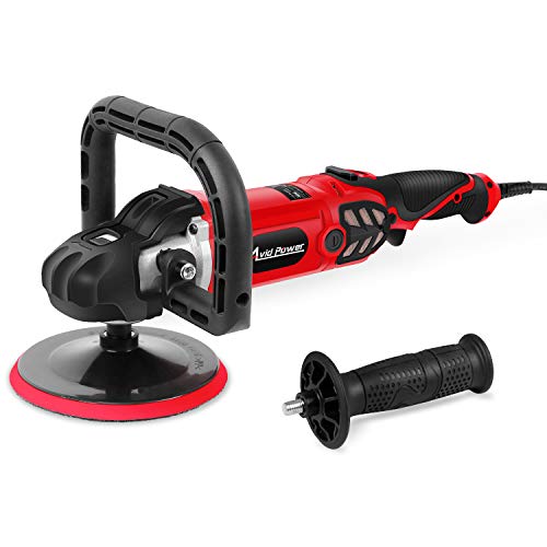 Avid Power Buffer Polisher, 12 Amp 7-Inch Variable Speed Car Buffer Polisher