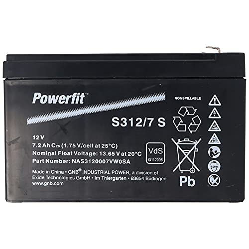 Batterie au plomb 12V powerfit S312/7SR pour sécuriser votre alarme de maison au quotidien