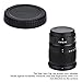 2 Pack Z Mount Body Cap Cover & Rear Lens Cap for Nikon Z8 Z9 Z7 Z7II Z6 Z6II Z6III Z5 Z50II Z50 Z30 Zf Z fc Zfc Mirrorless Camera and Z Mount Lenses, with 2 Extra Hot Shoe Protective Covers Included