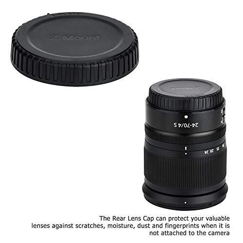 Image of JJC 2-Pack Z Mount Body Cap & Rear Lens Cover for Nikon Z6 III II Z7 II Z5 | Back Sensor Dust Cap for Z6III Z6II Z7II Z5II Z5 Z6 Z7 Z8 Z9 Z50 Z50 II Z50II ZR Zf Zfc Mirrorless Camera & Z Mount Lens