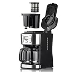 QJRGUY Machine Home Multi-Functional Automatic Drip Coffee Thermal Insulation Grinding Bean - Image 3