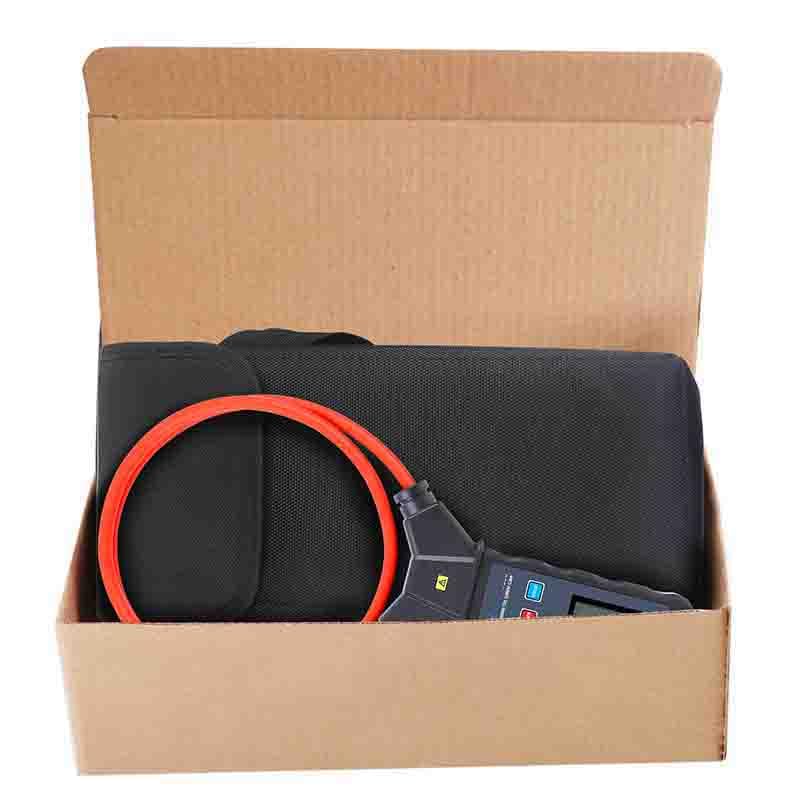 Digital Flexible Large Current Clamp Meter Flexible Coil Clamp Meter with Current Measurement Range AC 0.00A~9999A Accuracy ±2%±3dgt 99 Groups Data Storage Coil Inner Diameter φ200mm