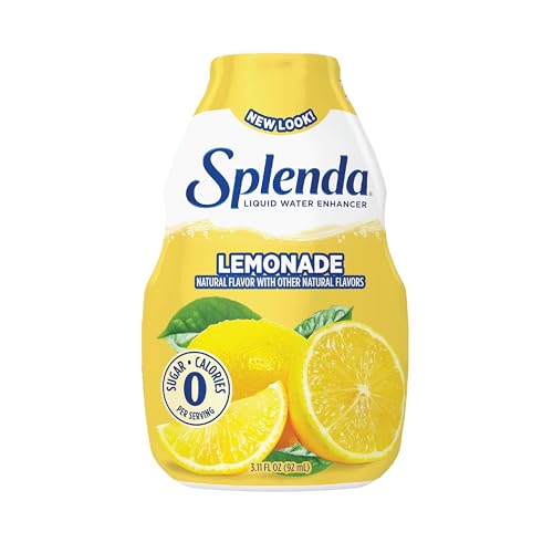 SPLENDA Energy Liquid Water Enhancer Drops, Sugar Free, Zero Calorie, Natural Flavor, Concentrated Drink Mix, 3.11 Fl Oz Each Bottle (Black Cherry, 1 Pack)