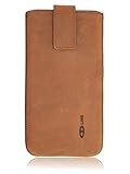 Con cierre de velcro y función de extracción. Así se puede sacar el teléfono fácilmente de la funda. Interior aterciopelado suave.