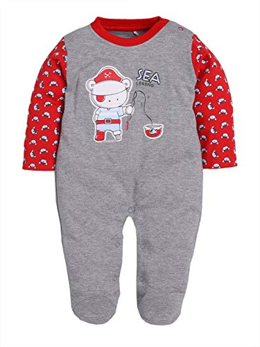 BABY GO 100% Pure Cotton Full Sleeves Rompers/Bodysuit/Sleepsuit for Baby Boys