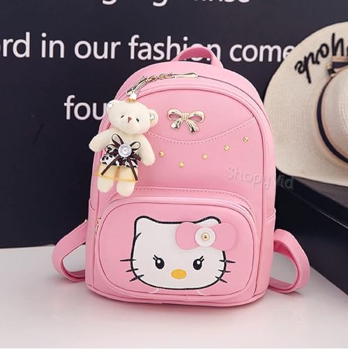 Image of ShopyVid Girls 3-PCS Mini Leather Backpack Sling & Pouch Set for Women's /Rakhi gift for Sister