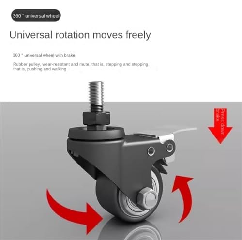 Soporte Universal para TV móvil ajustable para 32-75 pulg. miniatura 4