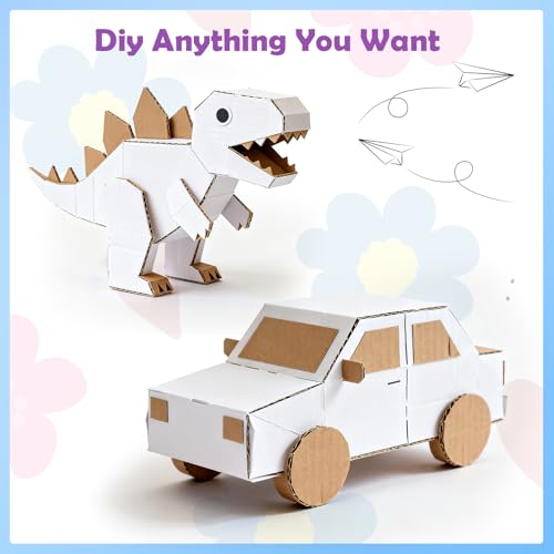 Image of RLAVBL 50 Pack 8.5x11 Corrugated Cardboard Sheets, White Flat Cardboard Inserts for Shipping, Mailing, Packing, DIY Crafts