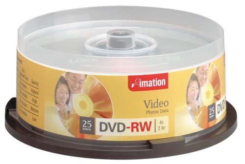 Imation Dvd-Rw 4X Spindle 4.7 Gb Conf.25