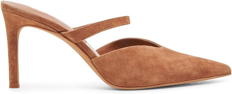 Pointed Toe Heels for Women Slip on Pumps Pointy Stiletto Heels Dressy Sexy Fashion Leather Pumps