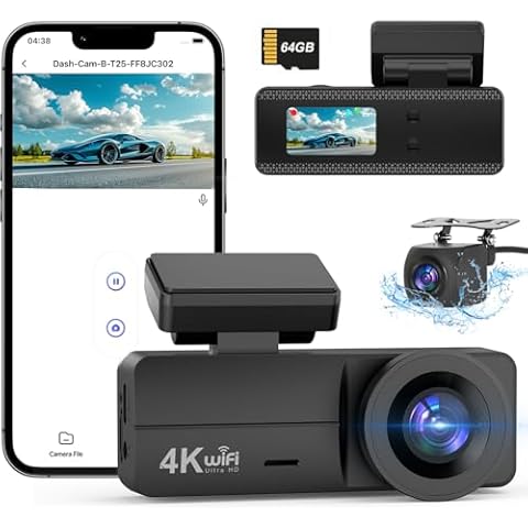 DYNACAM 4K Front and Rear Dash Cam Cover