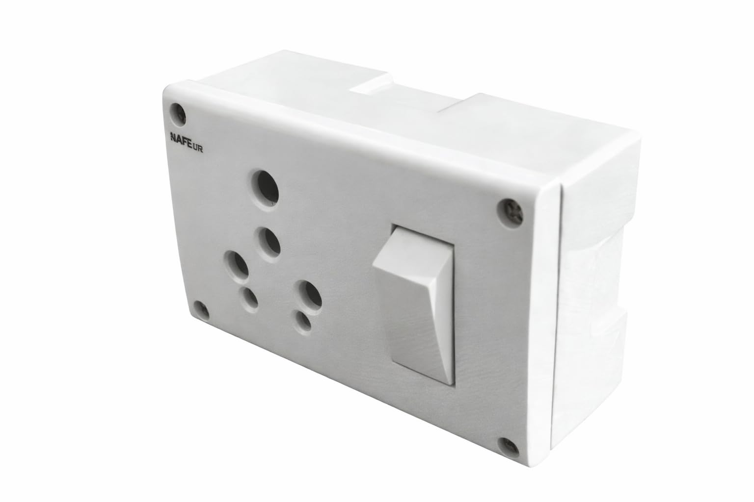 Unbreakable 3.3 Combined Box, White Electrical Socket with Switch, 16 Amp 240V AC, Made in Bharat-image-13
