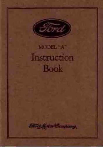 1930 Ford Model A & AA Reprint Owner's Manual 30 Car & Pickup Truck