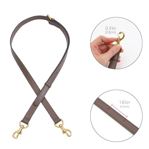 Correa de cuero retro ajustable para bolso miniatura 3