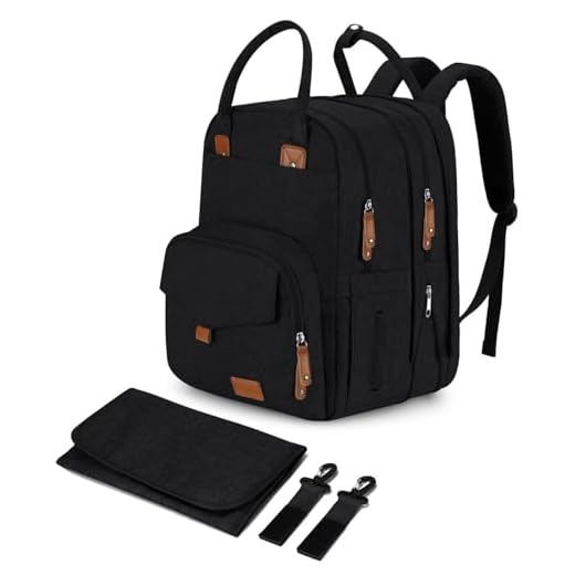 Qualyphant Large Diaper Bag for Two Kids