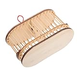 Cage pour petits animaux : fabriquée en bois, elle est durable et sûre, idéale pour l'élevage de grillons