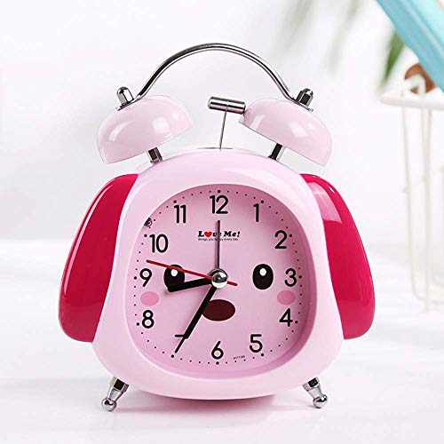 Wecker für Kinder Lernen Cartoon Wecker Mini No Noise Mit Nachtlicht Reise-Taktgeber-kreative Kinder