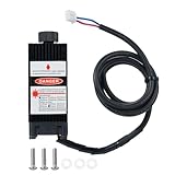 Engraving Module 3PIN Interface Focusable Engraving 450nm 500mw Module Head 12V Blue Violet Light Adjustable Focus for Desktop Engraver Hine DIY Wood Paper Leather