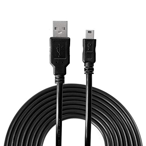 eXuby PS3 Controller Charger Cable (2-Pack) 16 Feet Long - 60% Thicker Charges at Super Speeds - USB to Mini USB - PS3 Charger Cable - PS3 Charging Cable – PS3 Controller Cable - PS3 USB Charger