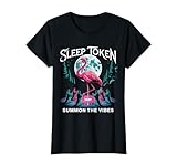Flamingo Ritual Sleep Token Aesthetic Moon Vibe T-Shirt