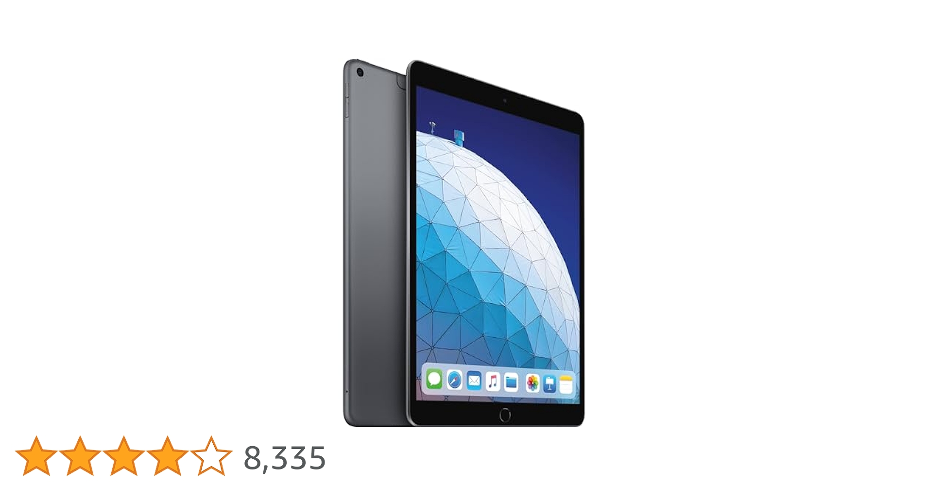 Apple iPad, 10.2-Inch, Wi-Fi, 32GB, Space Gray (Renewed