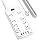 Surge Protector Power Strip - Nuetsa Flat Plug Extension Cord with 8 Outlets and 4 USB Ports, 20 Feet Power Cord (1625W/13A),