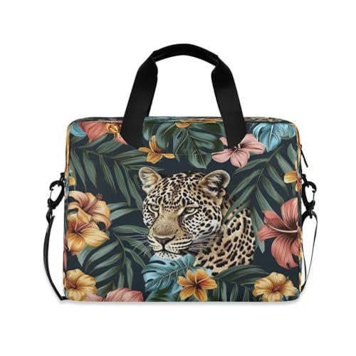 Bolsa para portátil con estampado de leopardo y guepardo miniatura 1