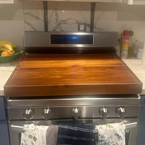 Tabla para cocina rectangular de madera acacia 30x22x2.5 pulgadas miniatura 3