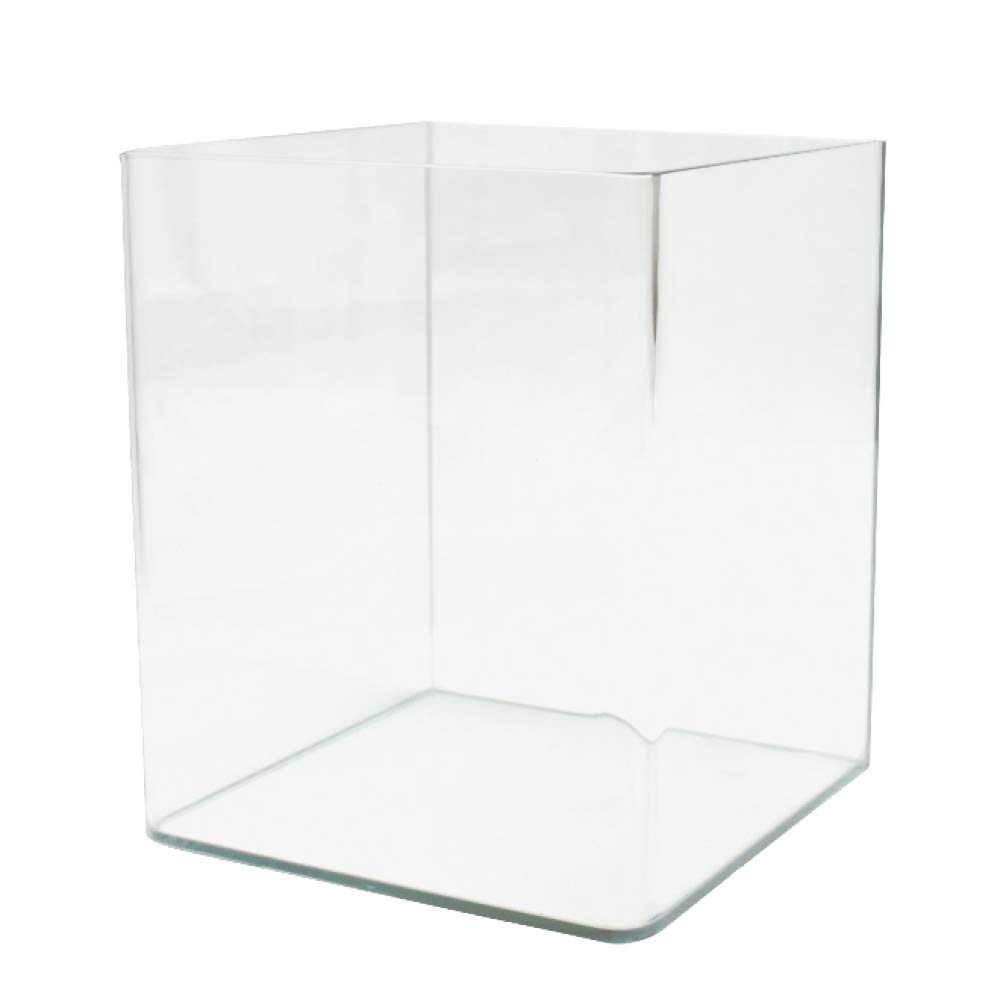 Amtra Nanotank 60 - Tanque Acuario 60 Litros - Caja De Cristal Extra Claro 38 X 38 X 43 Cm - Tanque Para Goldfish O Como Tortuga Tanque Para Tortugas De Agua Con Tapete Amortiguador Incluido