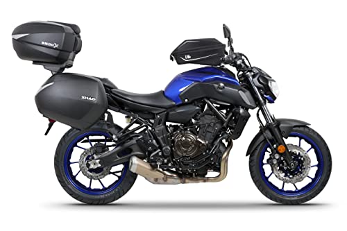 Support rigide SHAD Top Master Yamaha MT07 finition noire exclusive - 3