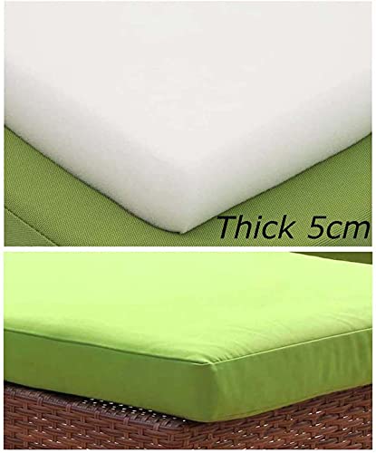 Coussin de banc de jardin haute densité 140x40x5 cm résistant aux intempéries - 3