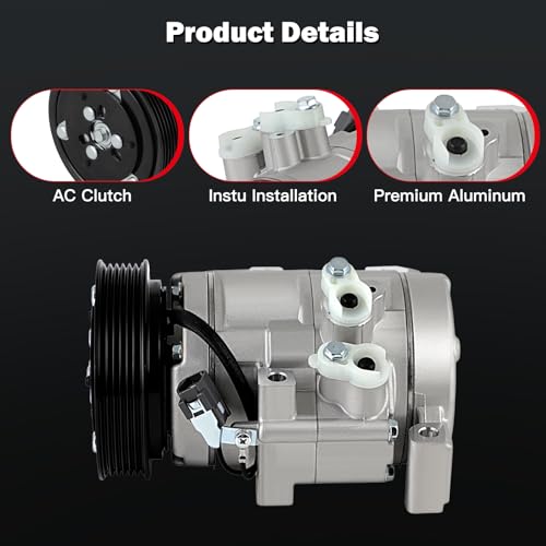 Image of cciyu Air Conditioning Compressor for Mazda CX-7 2.3L 2.5L 2009-2012
