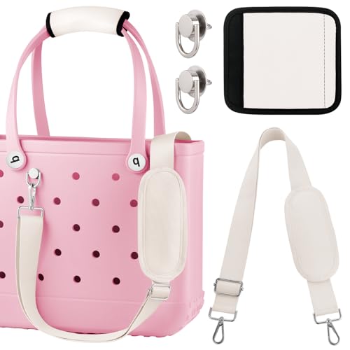 OUTXE Strap Wrap for Bogg Bag, Adjustable Crossbody Shoulder Long Straps for XL Medium Bog Beach Rubber Tote Bag Accessories