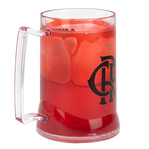 Caneca Gel Isolante Térmico 400ml Flamengo Oficial
