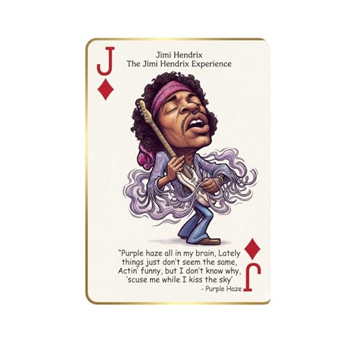 HeroDecks - Baraja de Cartas Póker Rock 'n Roll miniatura 4