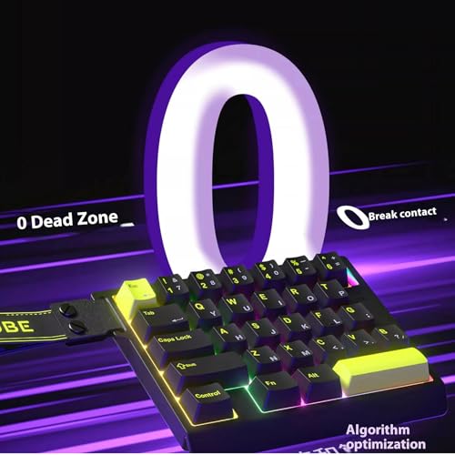 Clavier de jeu mécanique 8K pour sessions nocturnes RVB