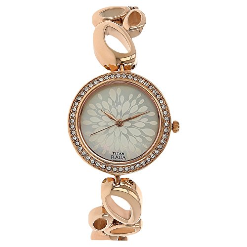 Titan Raga Analog Mother of Pearl Dial Women's Watch -NM2539WM01 / NL2539WM01/NP2539WM01