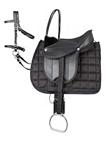 Pfiff 102291 Sattel-Set Komplettausstattung für Shetty und Holzpferde/Plüschpferde, Schwarz